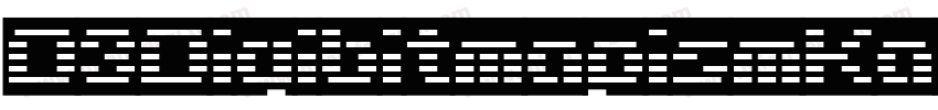 D3DigibitmapismKatakana-X3lj字体转换