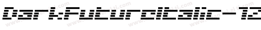 DarkFutureItalic-1ZEe字体转换