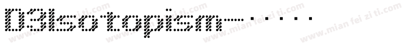 D3Isotopism字体转换