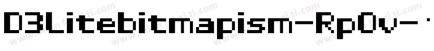 D3Litebitmapism-RpOv字体转换