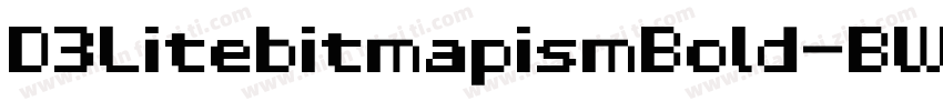 D3LitebitmapismBold-BWvG字体转换
