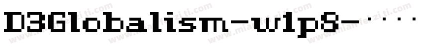 D3Globalism-w1p8字体转换