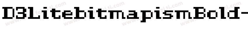 D3LitebitmapismBold-BWvG字体转换
