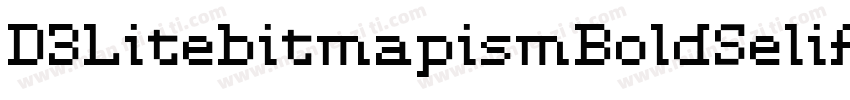 D3LitebitmapismBoldSelif-8MnZ字体转换