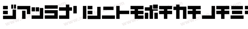 D3MouldismKatakana-nRWR字体转换