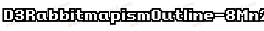 D3RabbitmapismOutline-8Mn2字体转换