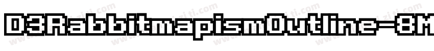 D3RabbitmapismOutline-8Mn2字体转换
