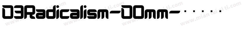 D3Radicalism-DOmm字体转换