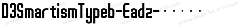 D3SmartismTypeb-Eadz字体转换