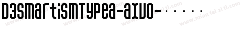 D3SmartismTypea-axvo字体转换