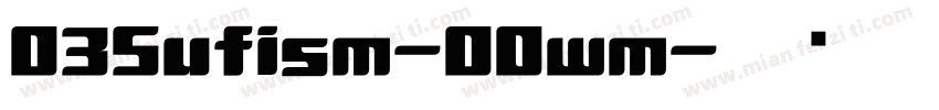 D3Sufism-DOwm字体转换