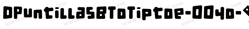DPuntillasBToTiptoe-004o字体转换