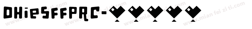DHieSffPRC字体转换