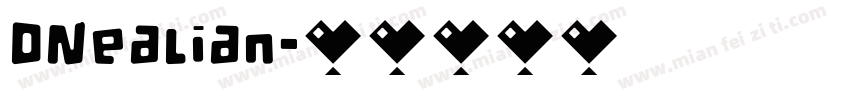 DNealian字体转换