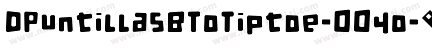 DPuntillasBToTiptoe-004o字体转换