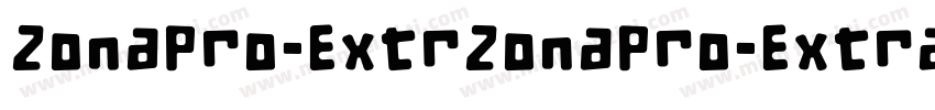 ZonaPro-ExtrZonaPro-ExtraBoldaBold字体转换