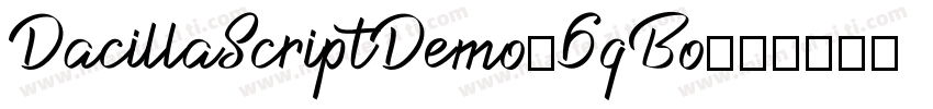 DacillaScriptDemo-6qBo字体转换