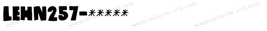 LEHN257字体转换