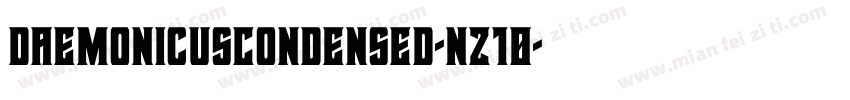 DaemonicusCondensed-nz10字体转换