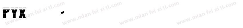 pYX个性签名字体转换