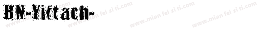 BN-Yiftach字体转换