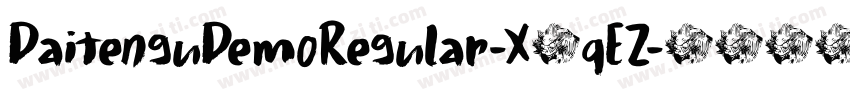 DaitenguDemoRegular-X3qEZ字体转换