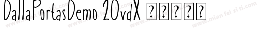 DallaPortasDemo-2OvdX字体转换