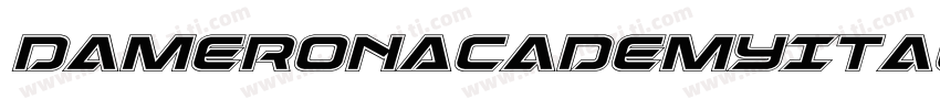 DameronAcademyItalic-Va1Z字体转换