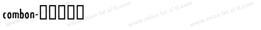 combon字体转换