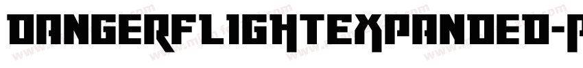 DangerFlightExpanded-PedZ字体转换
