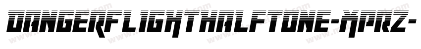 DangerFlightHalftone-XpRZ字体转换