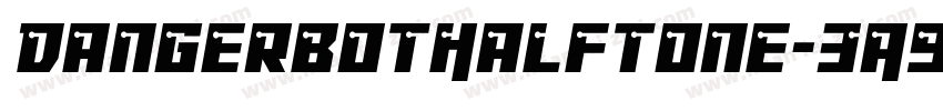 DangerbotHalftone-3A9M字体转换