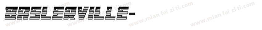 Baslerville字体转换