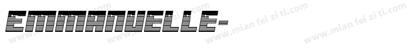 Emmanuelle字体转换
