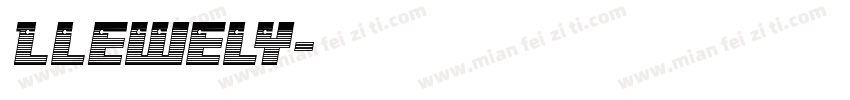 Llewely字体转换