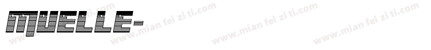 Muelle字体转换