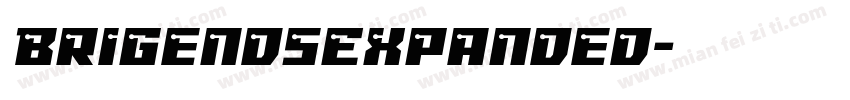 BrigendsExpanded字体转换
