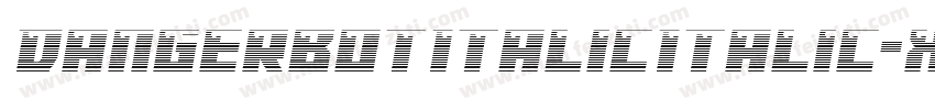 DangerbotItalicItalic-x18O字体转换