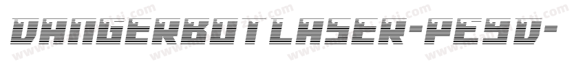 DangerbotLaser-pE9D字体转换
