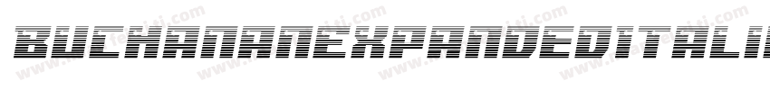 BuchananExpandedItalic-137Z字体转换