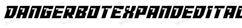 DangerbotExpandedItalicExpandedItalic-edMp字体转换