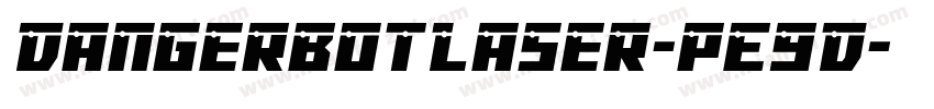 DangerbotLaser-pE9D字体转换