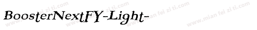 BoosterNextFY-Light字体转换
