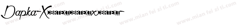 Dapka-X33x9字体转换