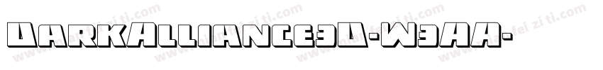 DarkAlliance3D-W3AA字体转换