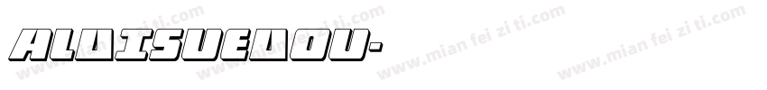 ALDISUEDOU字体转换
