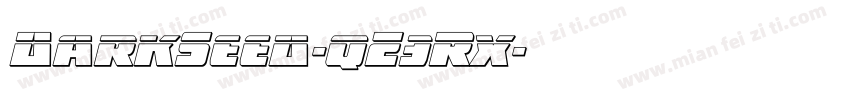 DarkSeed-qZ3Rx字体转换