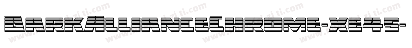DarkAllianceChrome-xe45字体转换