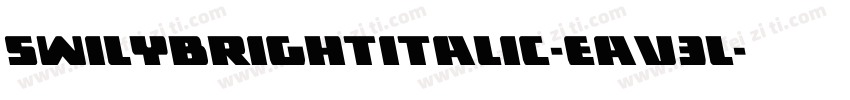 swilybrightitalic-eav3l字体转换