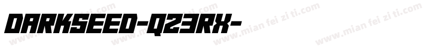 DarkSeed-qZ3Rx字体转换